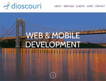 Tablet Screenshot of dioscouri.com